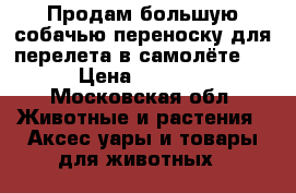 Продам большую собачью переноску для перелета в самолёте.  › Цена ­ 5 000 - Московская обл. Животные и растения » Аксесcуары и товары для животных   